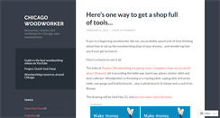Desktop Screenshot of chicagowoodworker.com